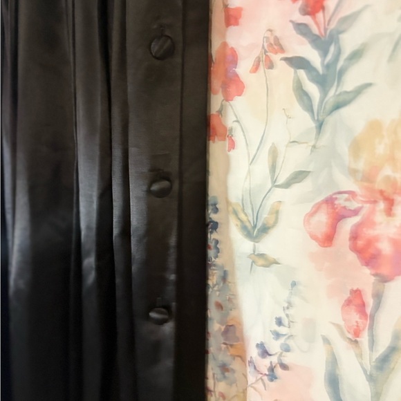 Vintage Black Pleated Maxi Skirt - Picture 4 of 8